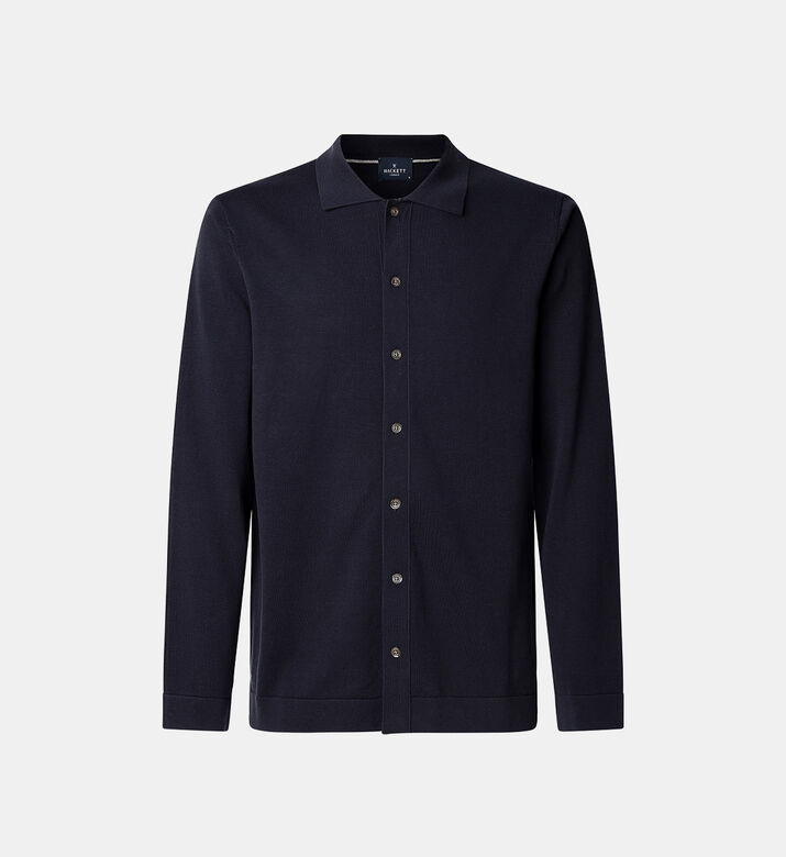 أوفر شيرت إسنشال من مزيج قطن وحرير