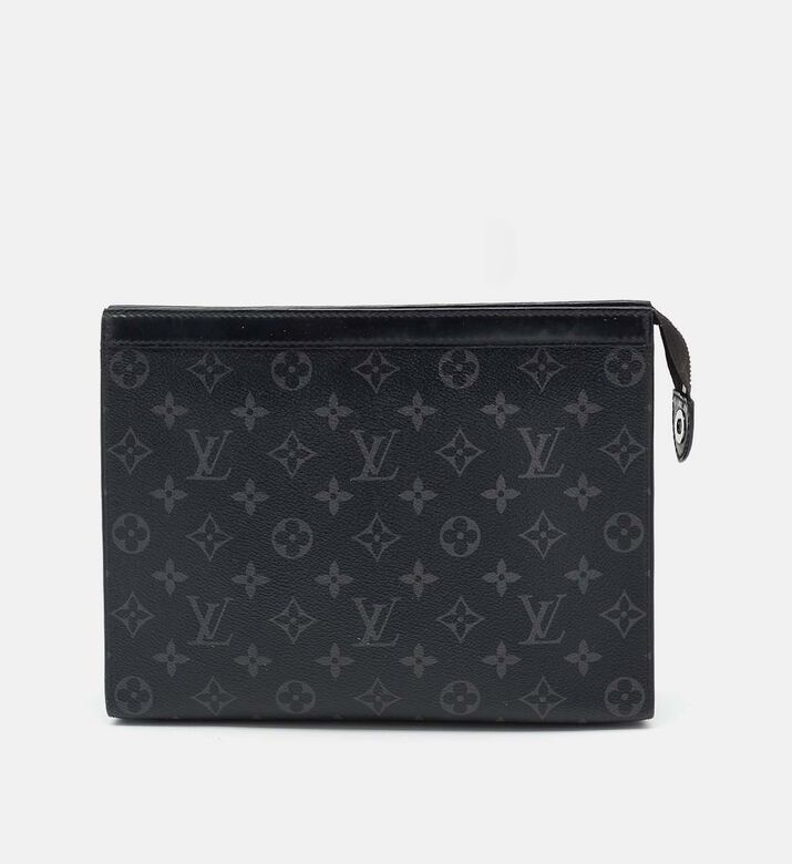 Louis Vuitton Monogram Eclipse Canvas Pochette Voyage Mm Bag Preowned