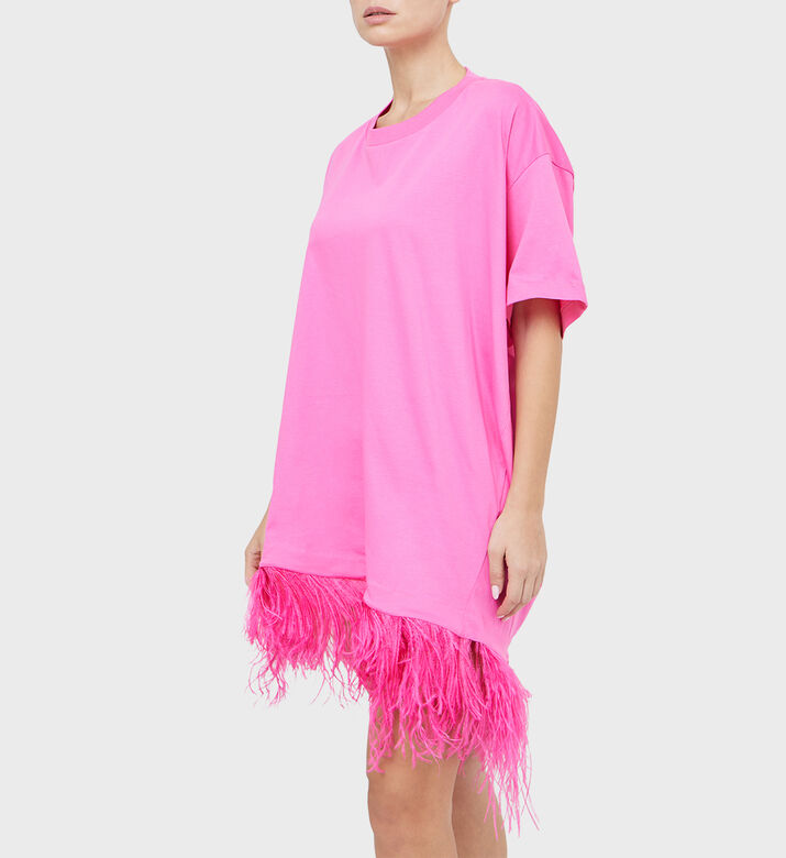 ريشة تنحنح المتضخم تي شيرت