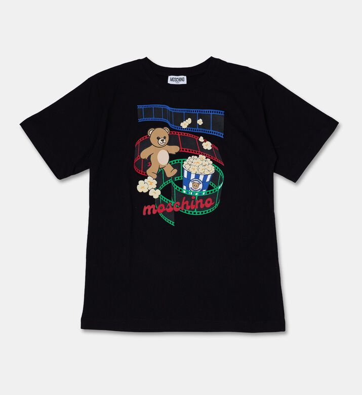 Moschino Kids Film-strip Teddy Maxi T-shirt, Packshot View