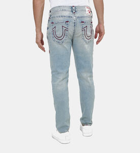 Stitched 5-pockets Denim Pants