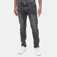 Washed 5-pockets Denim Pants