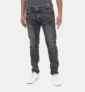 Washed 5-pockets Denim Pants Washed 5-pockets Denim Pants