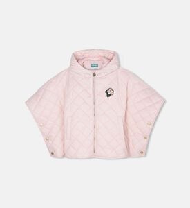 Floral-embroidery Quilted Cape Floral-embroidery Quilted Cape