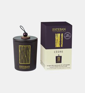 شمعة سيدر المعطرة القابلة لإعادة التعبئة