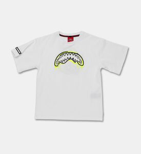 Sprayground Graffiti Graphic Short-sleeve T-shirt, White, 16y, Packshot View