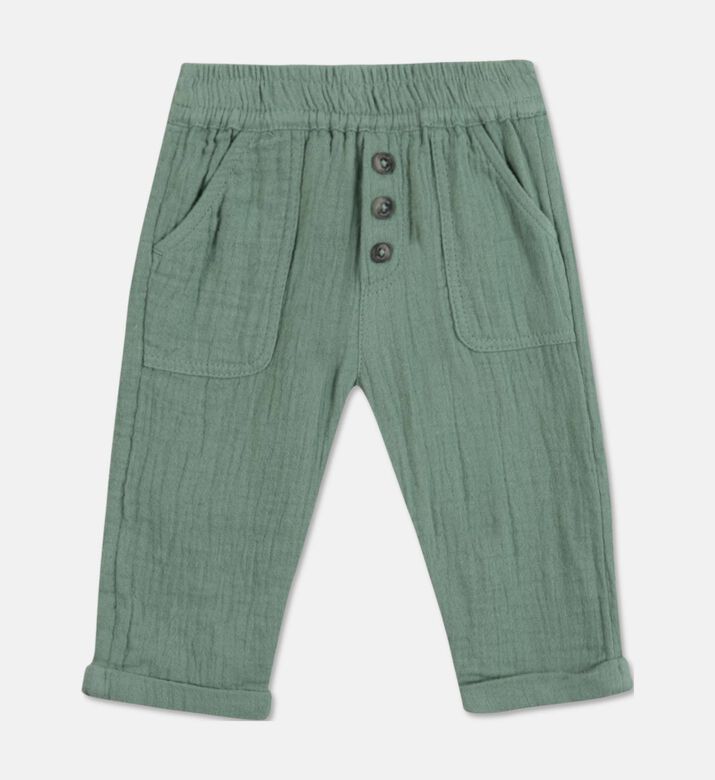 Tartine et Chocolat Pant, Khaki, 24m, Packshot View