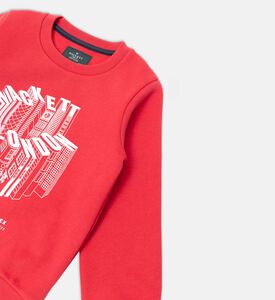 Skyscraper Design Crewneck Sweater