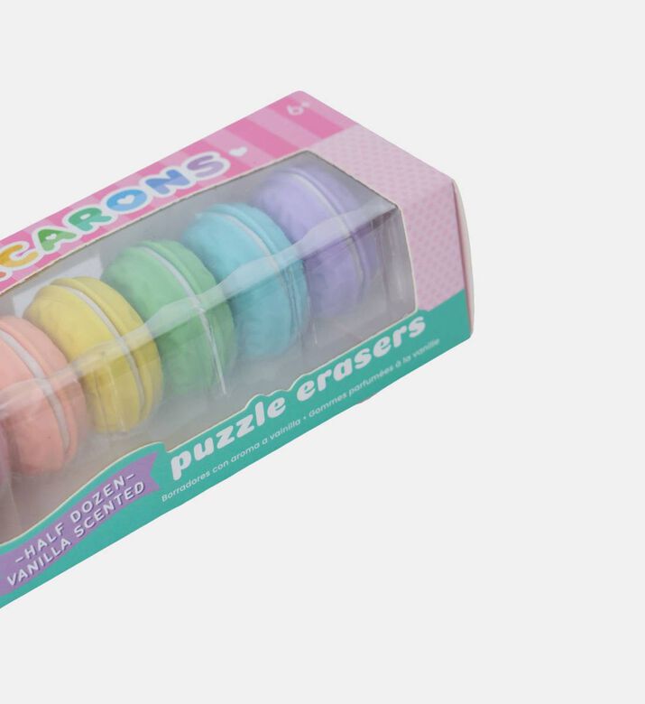 Macarons 6-piece Scented Erasers Set Macarons 6-piece Scented Erasers Set
