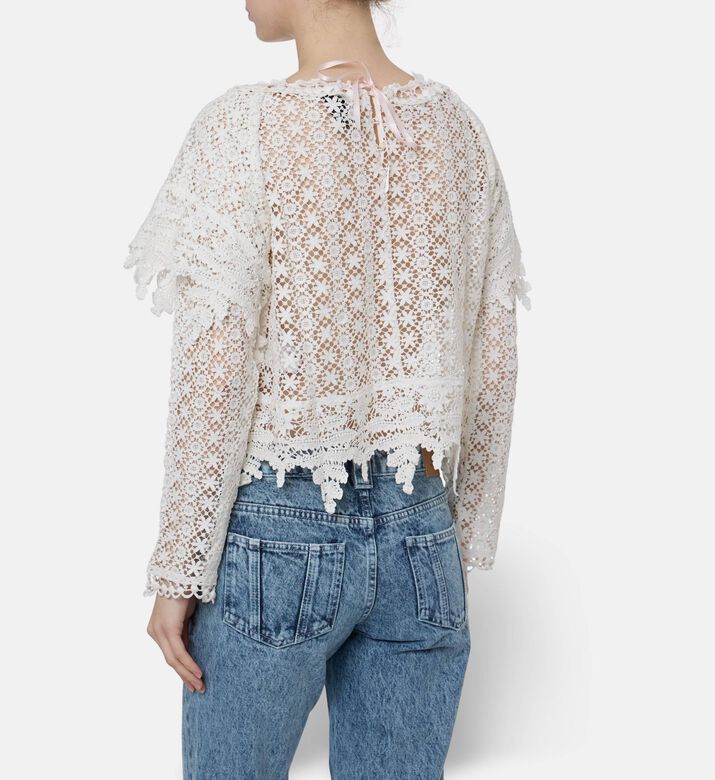 Isabel Marant Top Hyliana, Model View