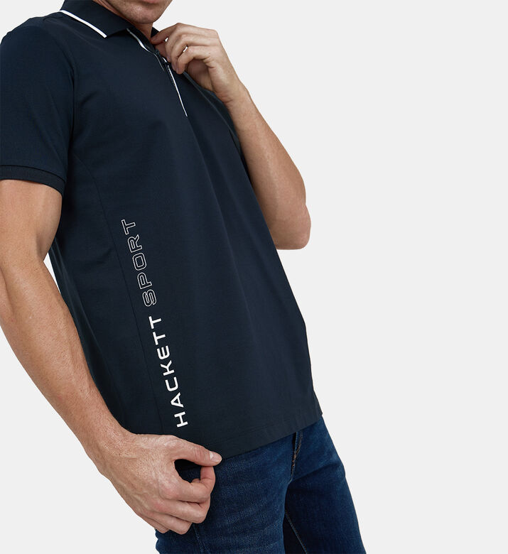 تيشيرت بولو بطبعة شعار