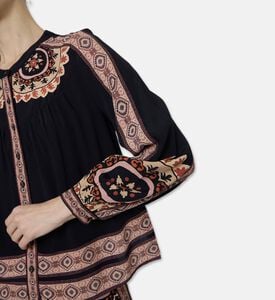 Ba and Sh Printed Long-sleeve Shirt, Model View