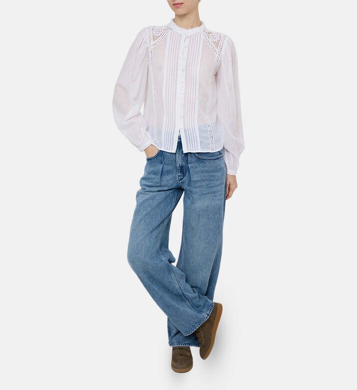 Greicy Voile Lace Blouse