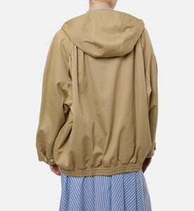 Marni Floral-print Hooded Jacket, Model View