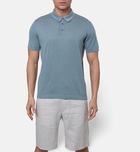 Corneliani Three-button Placket Slim-fit Polo Shirt, Model View