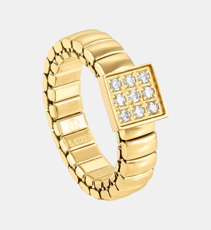Cubic Zirconia Square Ring