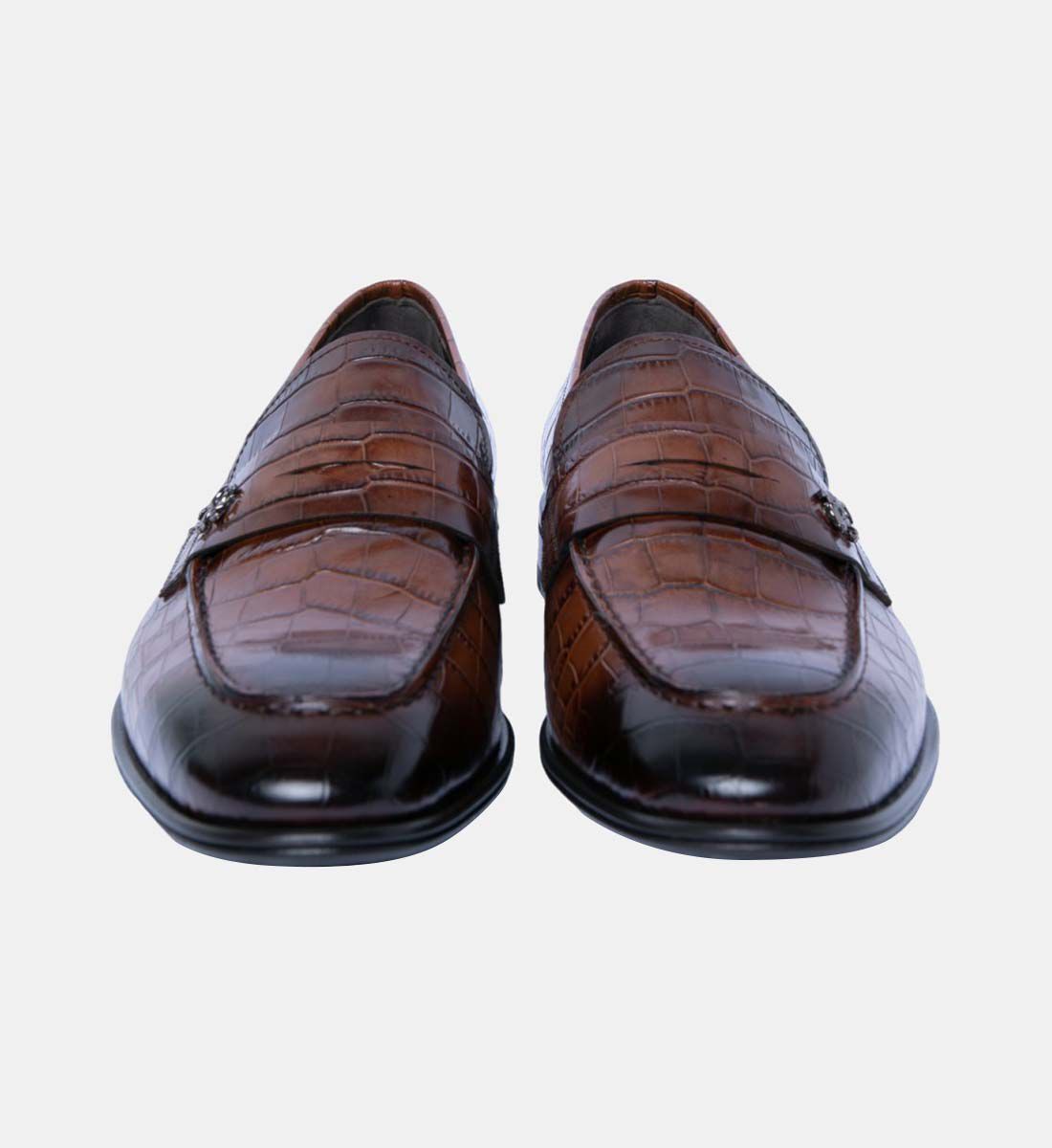 Crocodile loafer shoes top