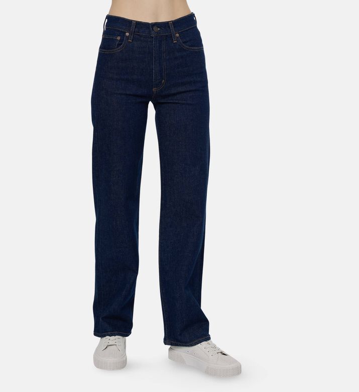Agolde Mide Rise Regular-fit Denim Pants, Model View