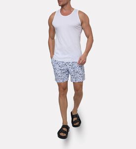Hackett London Island Abstract-print Drawstring Closure Shorts, Model View