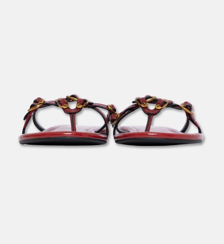 Marc Jacobs Shoes The Kiki Sndl, Dark-red, Eu-38, Packshot View