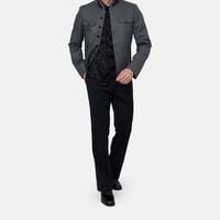 Wool Straight-leg Pants