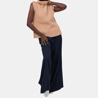 Sleeveless Ribbed Knit Top