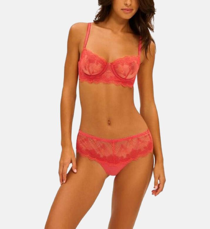 Embroidered Mid-rise Shorty