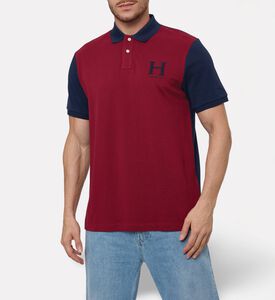 Hackett London Heritage Two-tone Short-sleeve Polo, Model View