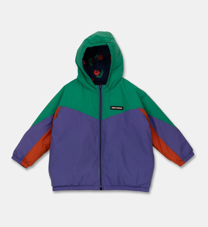 Bobo Choses Padded Hooded Kids Jacket, Packshot View