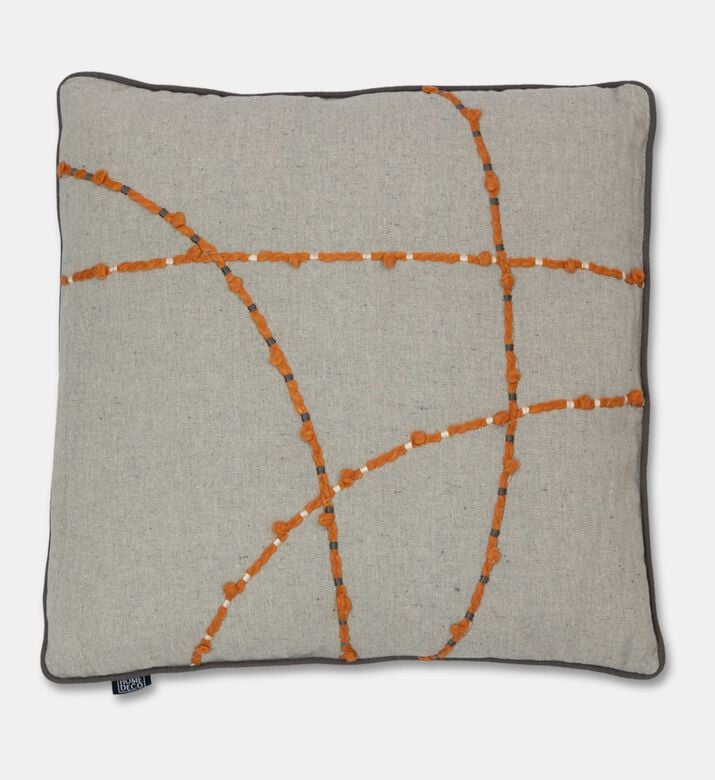 Home Deco and More Ostia Embroidered Cushion, Packshot View