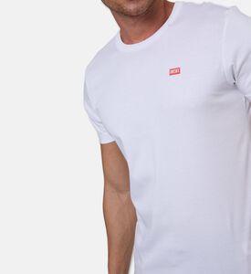 Diesel Box Logo-detail T-shirt, White, L, Model View