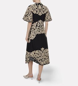 Sea NY Floral-print Sleeveless Dress, Model View