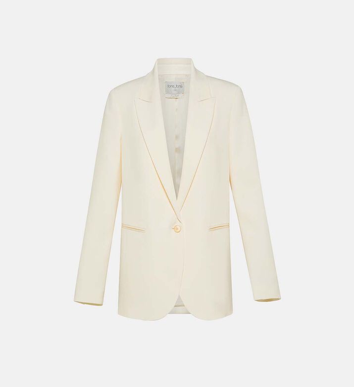 Matt Satin Single Button Blazer