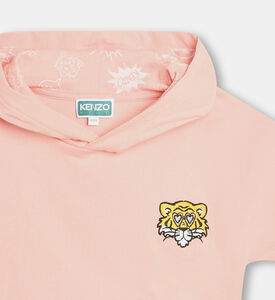 سويت شيرت صوف خفيف بغطاء رأس