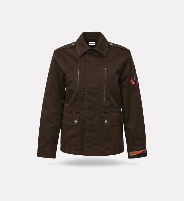 Zadig et Voltaire Lave Military Utility Jacket, Packshot View