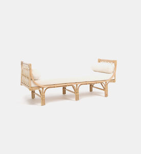 Charmella Rattan Polished Daybed