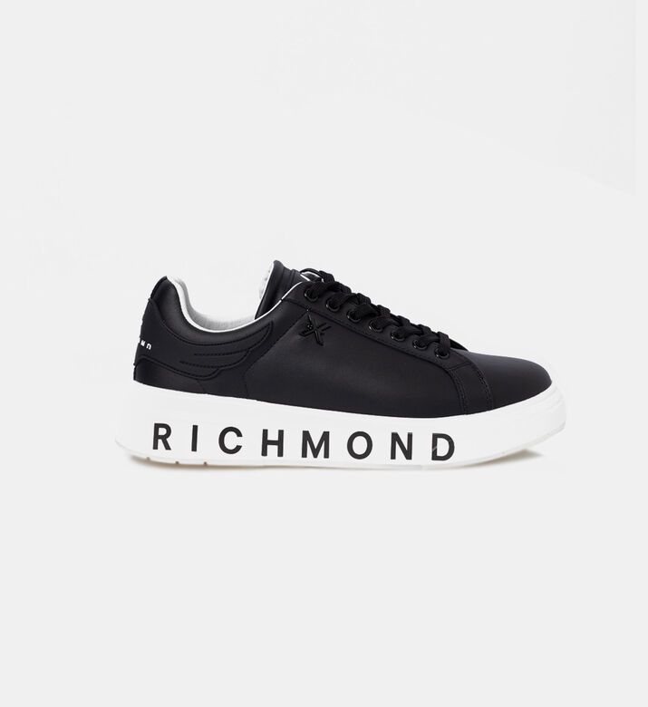 Logo Printed Eco Leather Sneakers