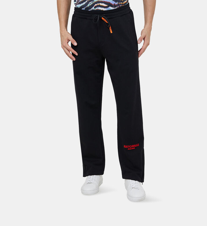 Cotton Contrasted Leg Logo Pants Cotton Contrasted Leg Logo Pants