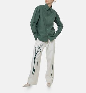 Martan Jella Embroidered Trousers, Model View