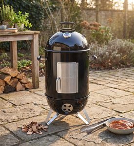 Barbecook Oskar Enamel Smoker Barbecue, Packshot View