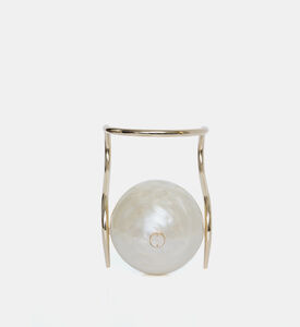 حقيبة يد صغيرة بشكل لؤلؤة بمقبض علوي