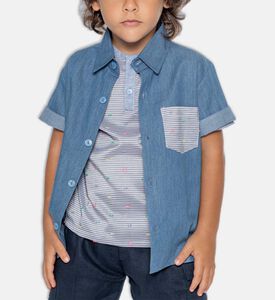 تيشيرت ألفريد مخطط بلوميتي للصبيان