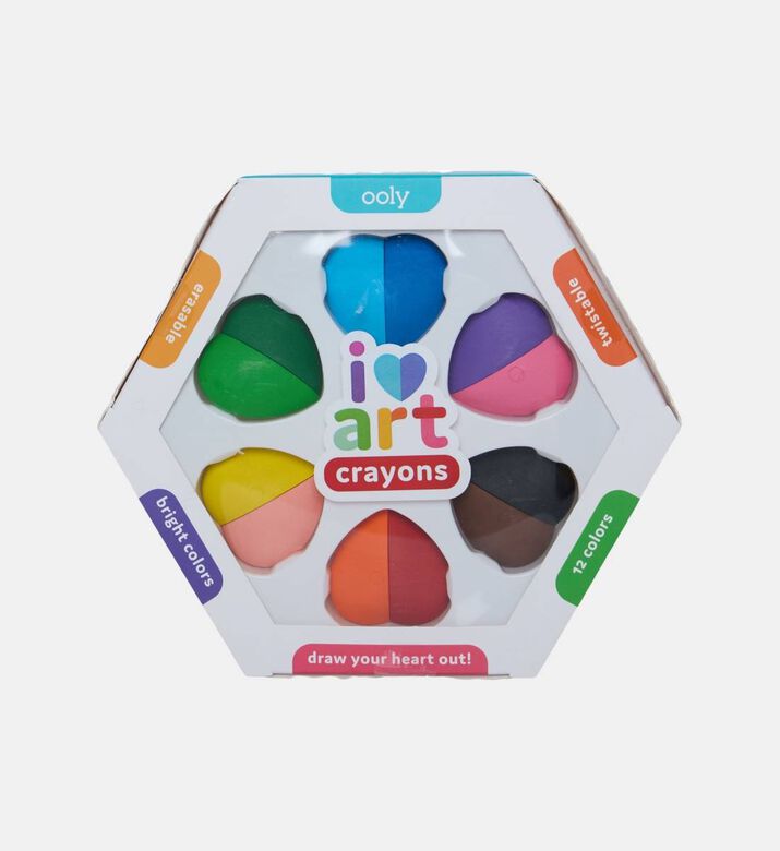 I Heart Art 6-piece Crayons Set