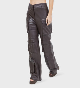 Wide-legged Vegan Cargo Pants