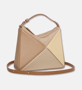 Mlouye Flex Calf Leather Mini Hobo Bag, Yellow, Packshot View
