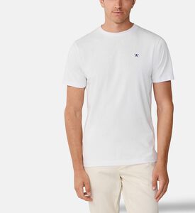 Hackett London Ts Logo, White, Xl, Model View