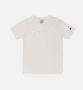 تيشيرت قطن بشعار مطرز