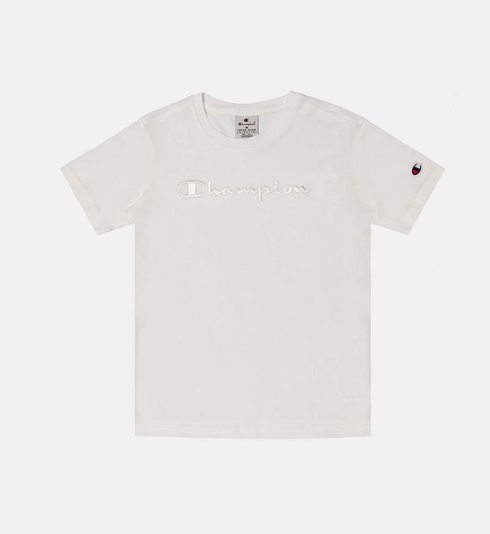 Embroidered Logo Cotton T-shirt