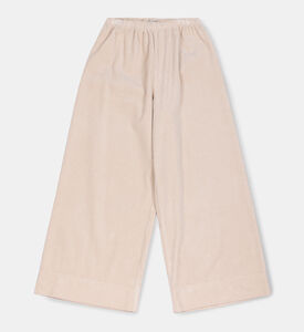 بنطال قطني واسع الساق