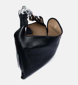 حقيبة هوبو بسلسلة من جلد العجل